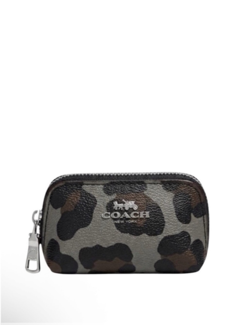 Coach Mini Zip Ocelot Cosmetic Case